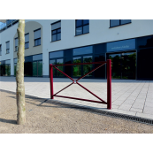 City fence element | with flat head | length: 1500 mm